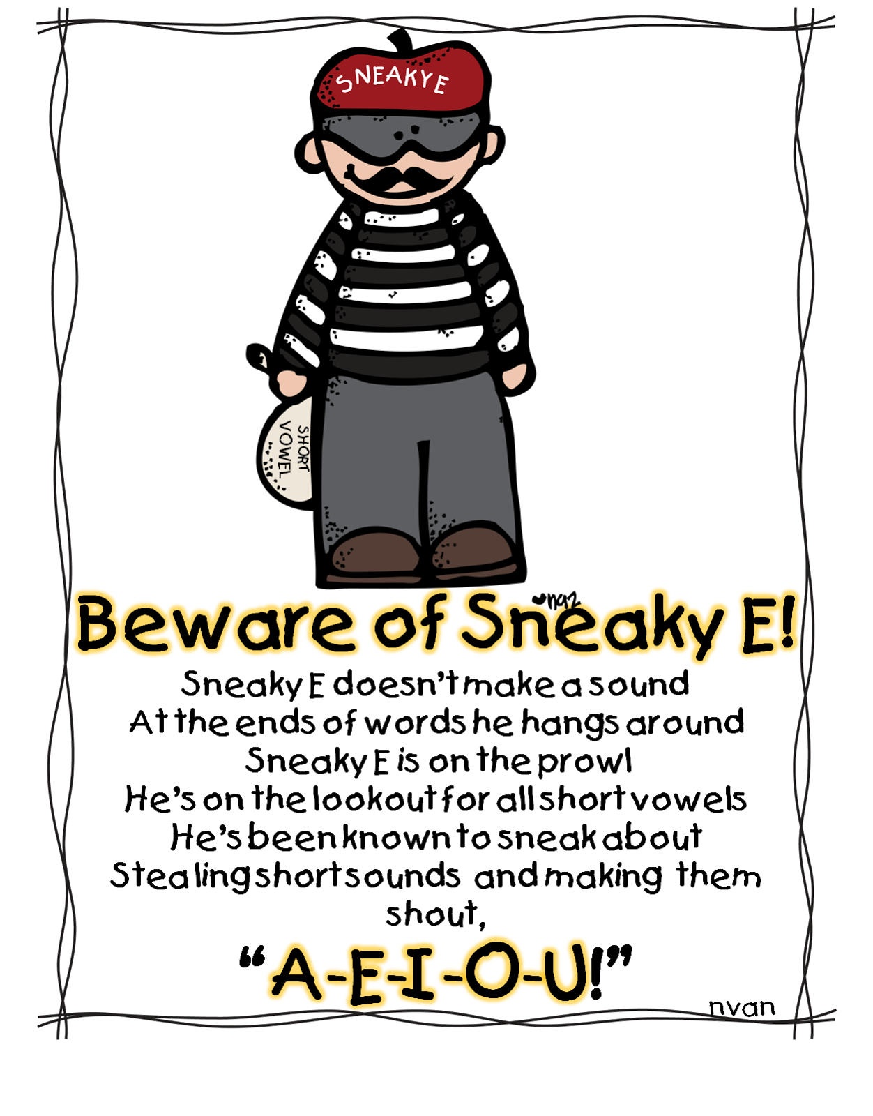 First Grade Wow Meet the Silent E Gang!