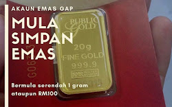 satu gram satu bulan simpan emas *jom tukar wang jadi emas