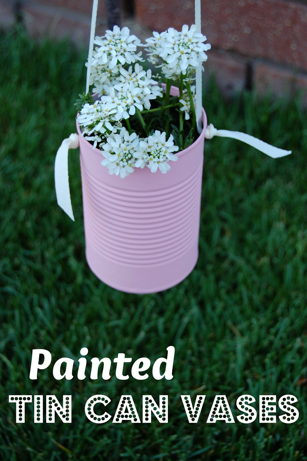 Whatever DeeDee wants, she's gonna get it Painted Tin Can Vases