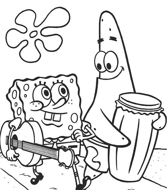 COLOREAR a BOB ESPONJA y SUS AMIGUITOS | Colorear y Pintar Dibujos