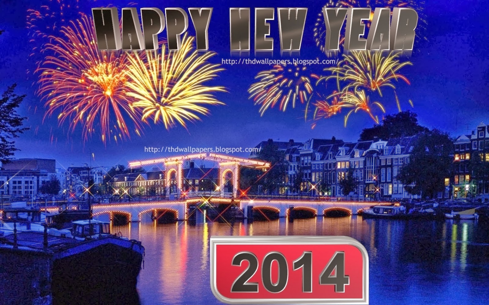 Happy New Year Wallpapers Images Photos 3D Text 2014 Picture