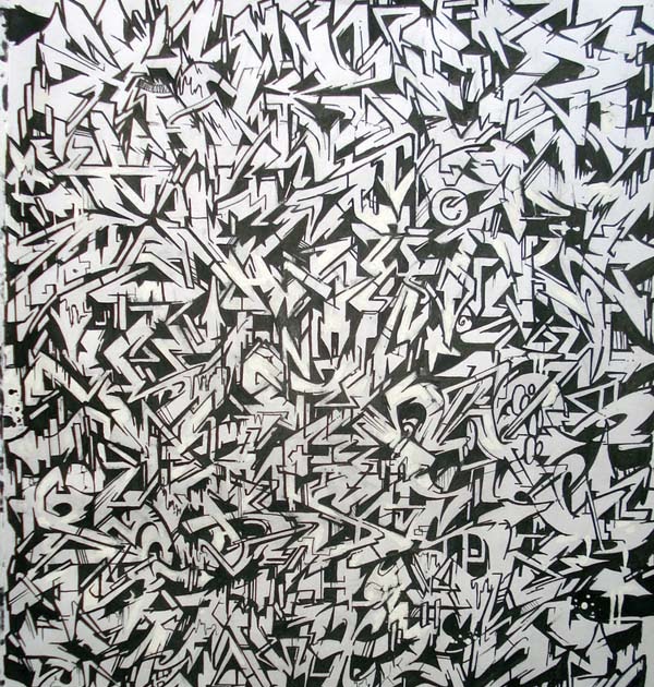 Graffiti Sketches Wildstyle Graffiti Alphabet By Sew New