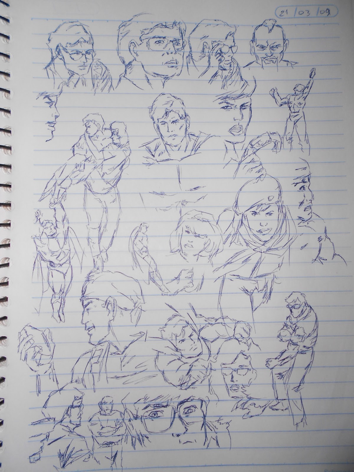 Rascunhos de Desenhos: Rascunhos Marvel