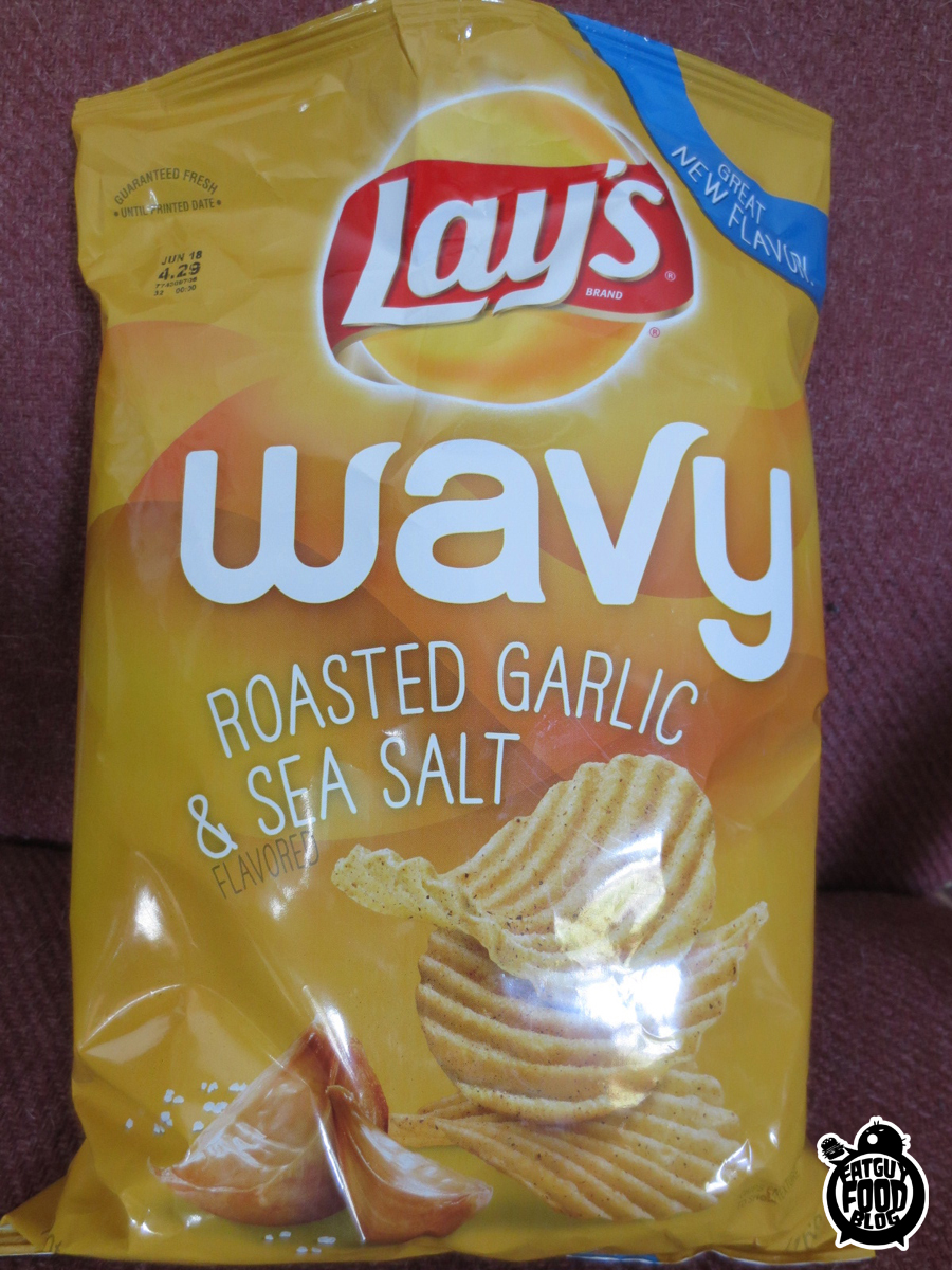 FATGUYFOODBLOG Roasted Garlic & Sea Salt Wavy Lays!