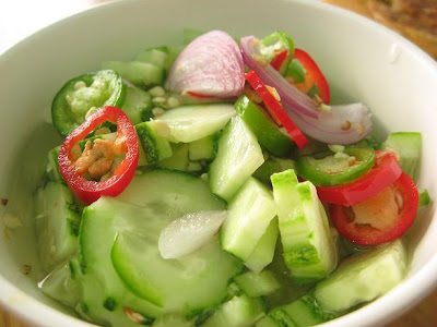 Recipe for cucumbers and onions in vinegar