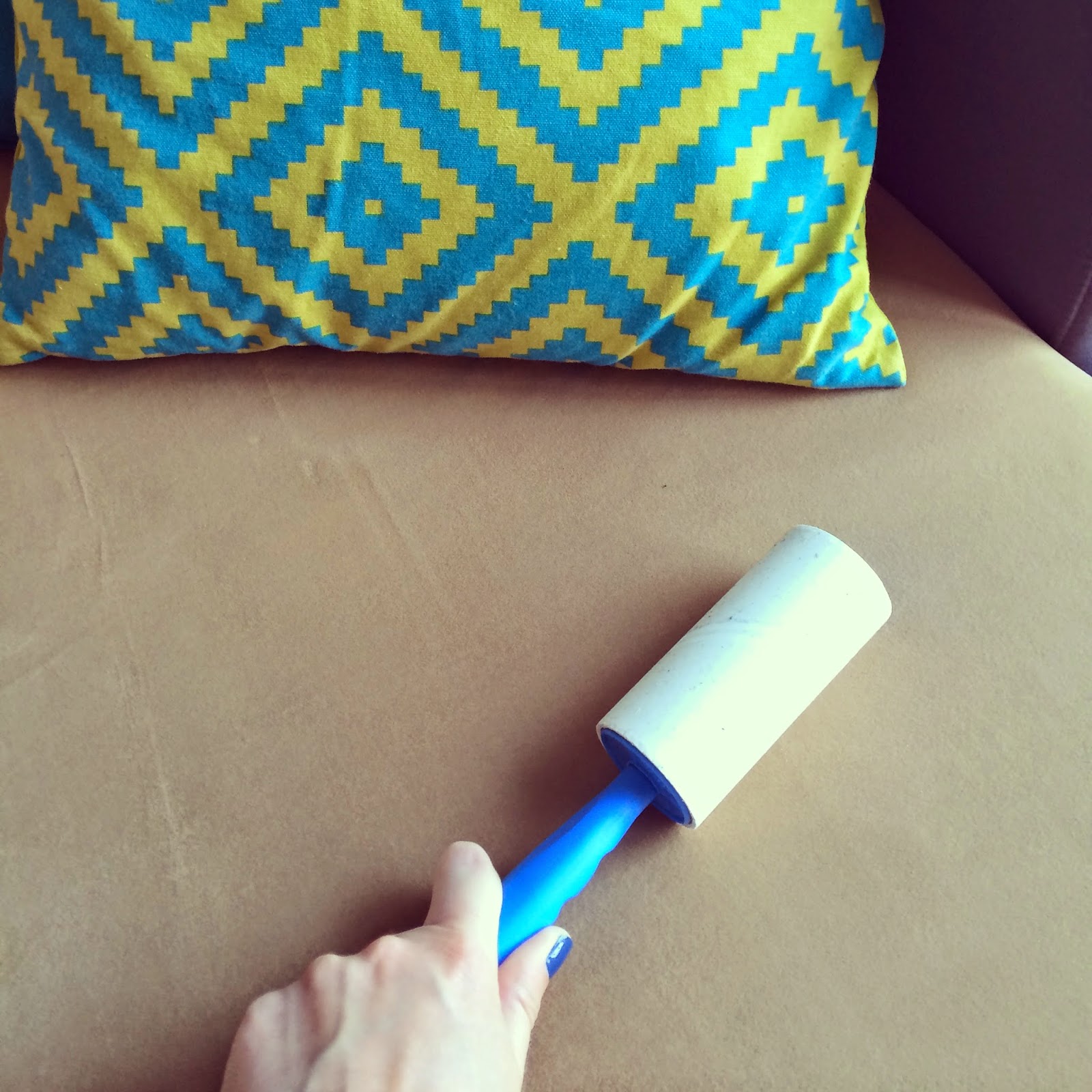 sunshine and whimsy. a quick & easy trick for cleaning your couch.