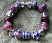 Bracelet, Purple & Grapes