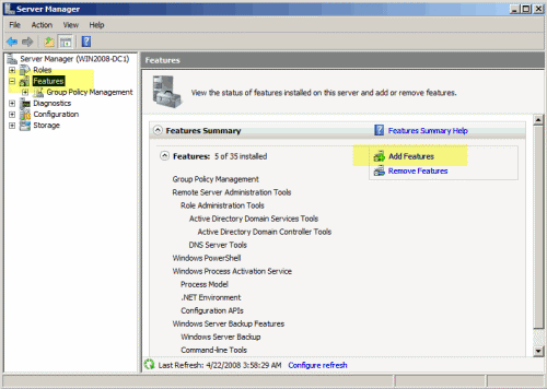How to : Enabling Telnet Client in Windows Server 2008 and Windows Vista