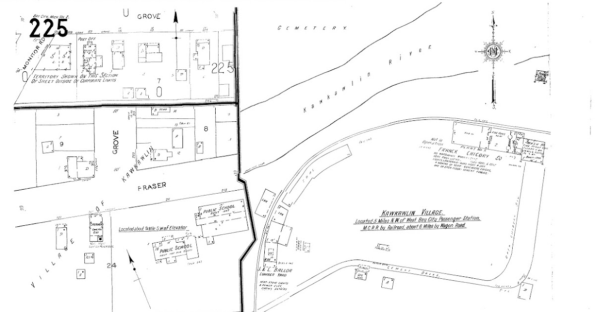 Kawkawlin Village History Kawkawlin in 1950