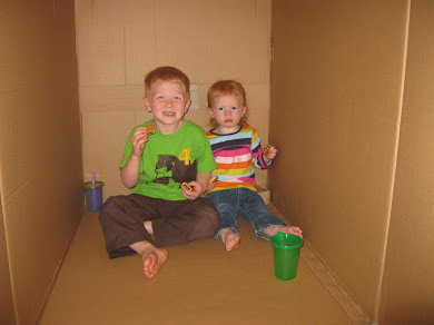 All kids love a big box