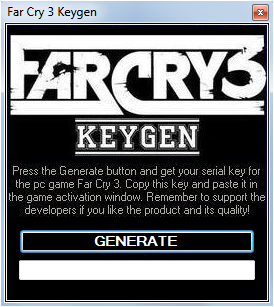 Far Cry 3 Licence Key Download