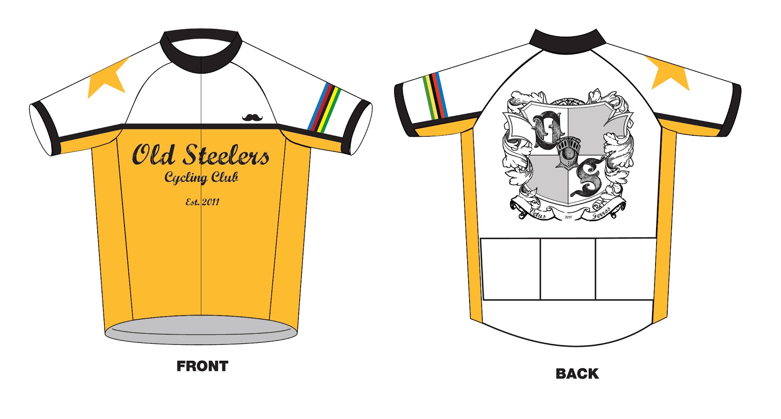 steelers cycling jersey