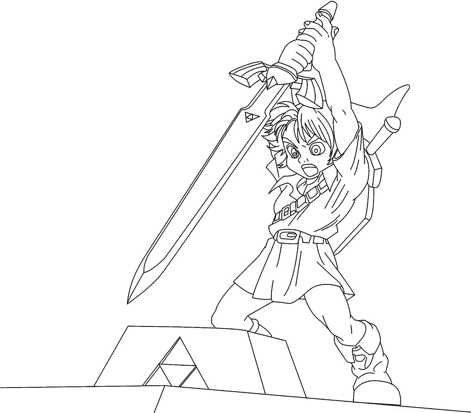 Desenhos do Zelda para Colorir