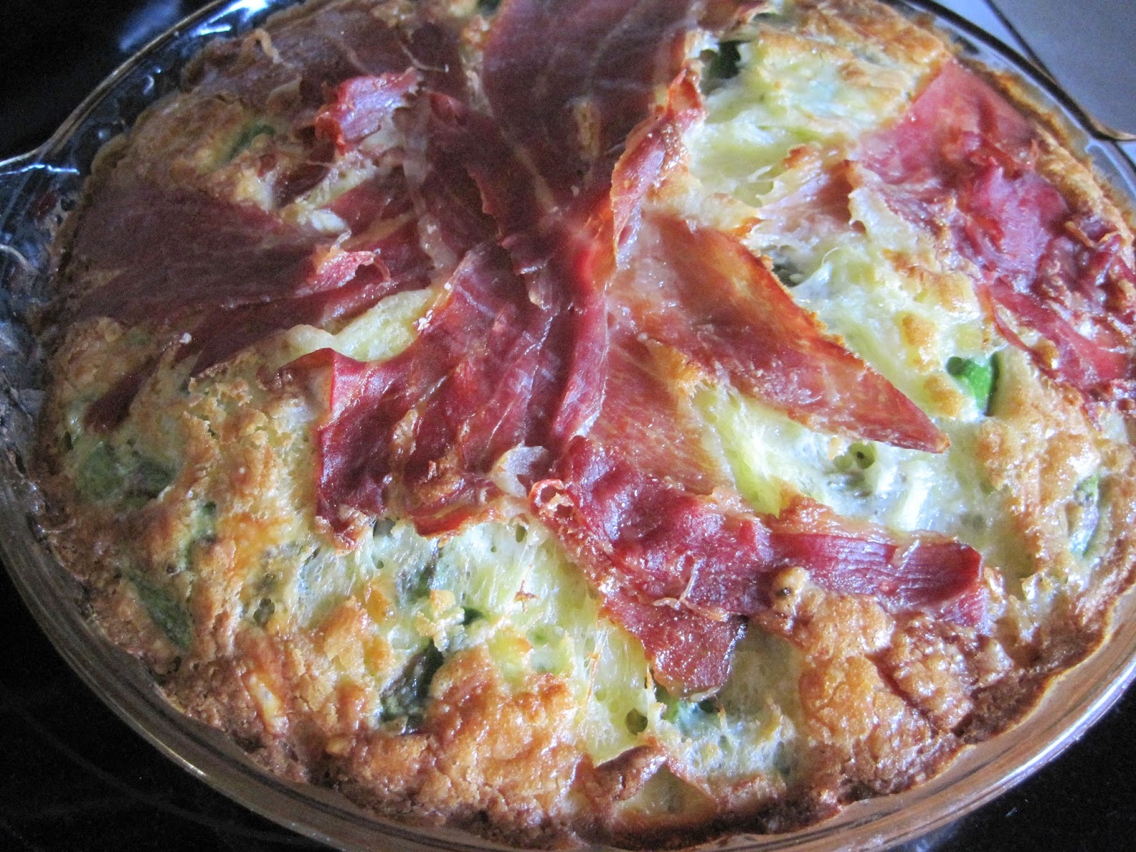 Sun and Salt Asparagus and Prosciutto Quiche