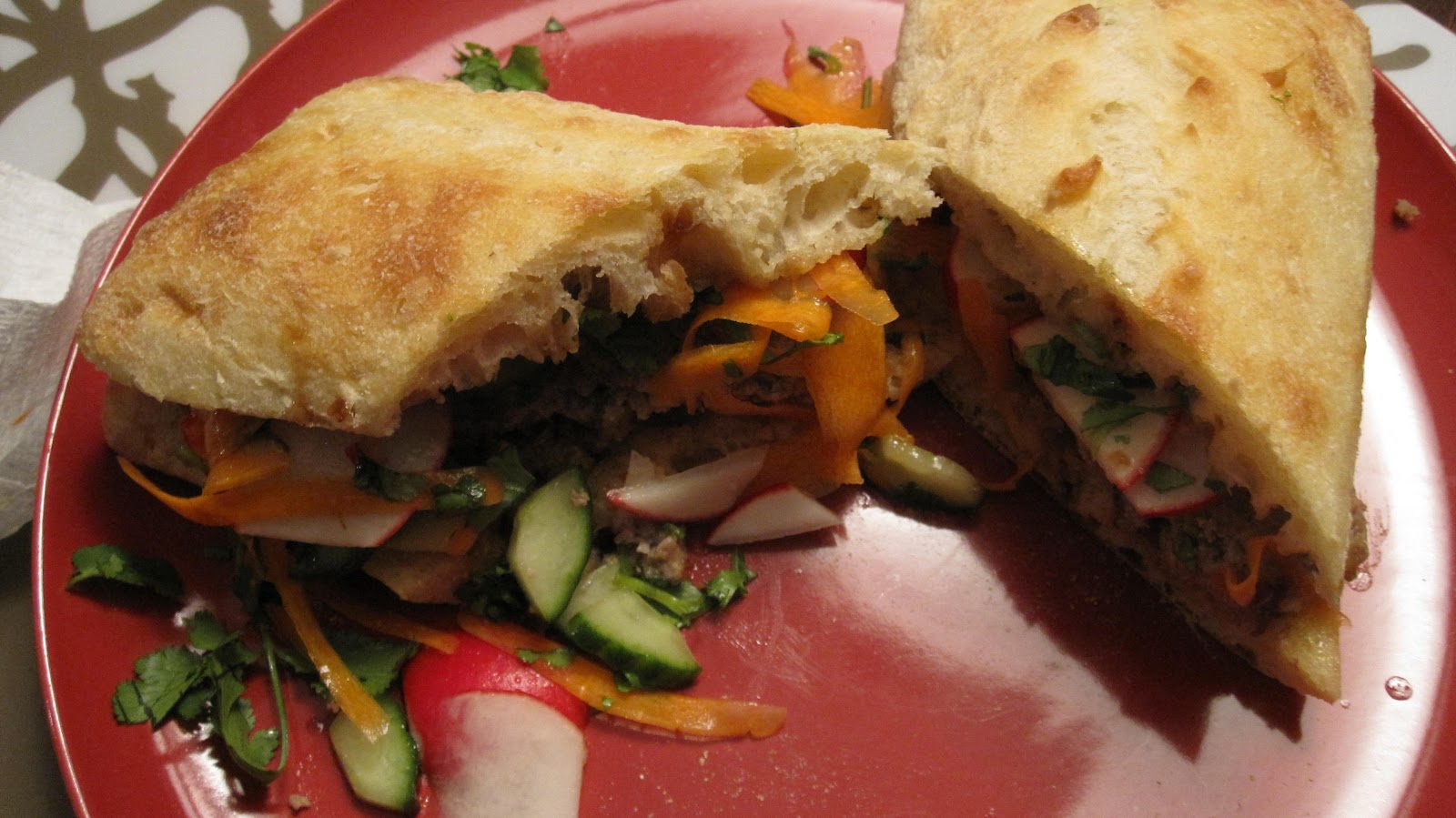 Red Deer Foodie HoisinGlazed Meatloaf BanhMi