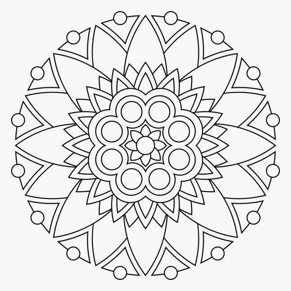Free Coloring Pages Mandala - Free Coloring Pages