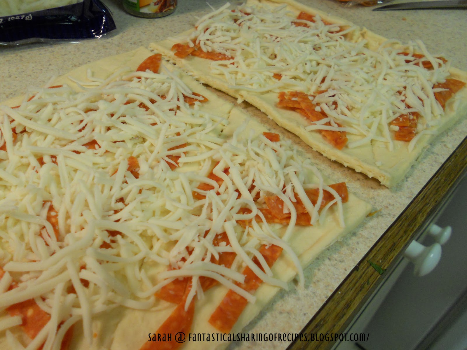 Fantastical Sharing of Recipes Pepperoni Pizza Crescents