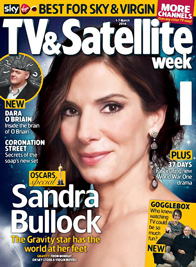 Sandra Bullock TV & Satellite Week Magazine Sandra Bullock TV & Satellite Week Magazine