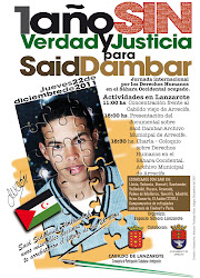 UN AÑO SIN VERDAD NI JUSTICIA PARA SAID DAMBAR