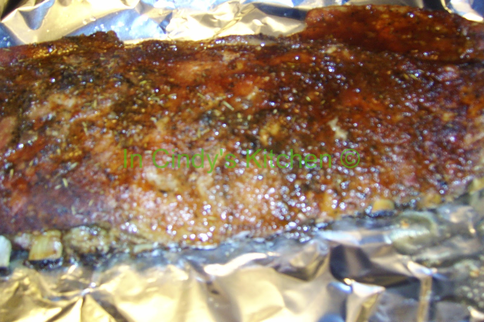 In Cindy's Kitchen Brown Sugar Glazed Ribs