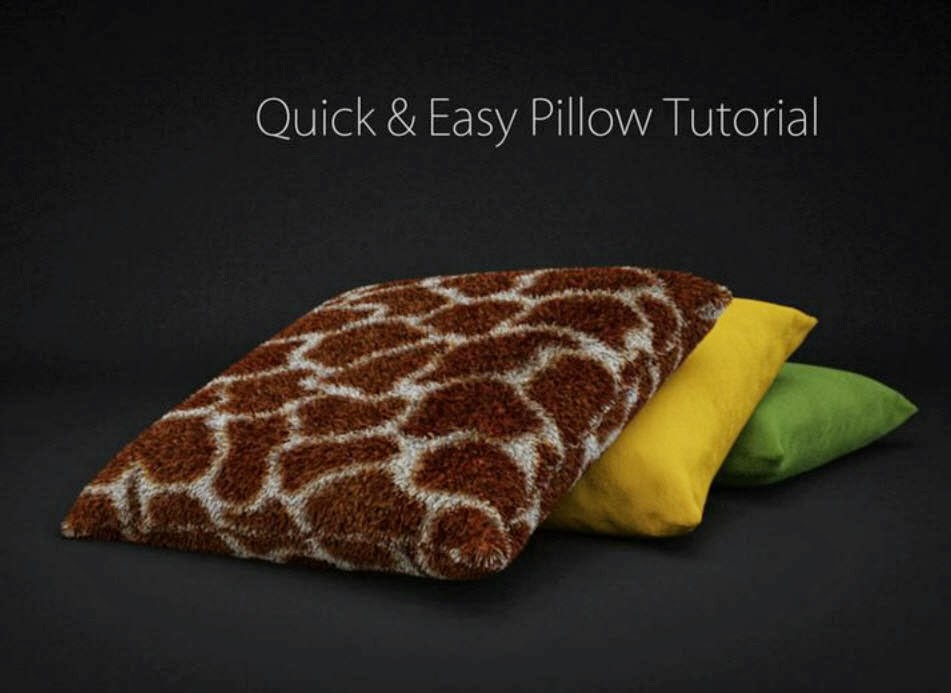 How to make a Pillow Quick & Easy in Cinema 4D CG TUTORIAL