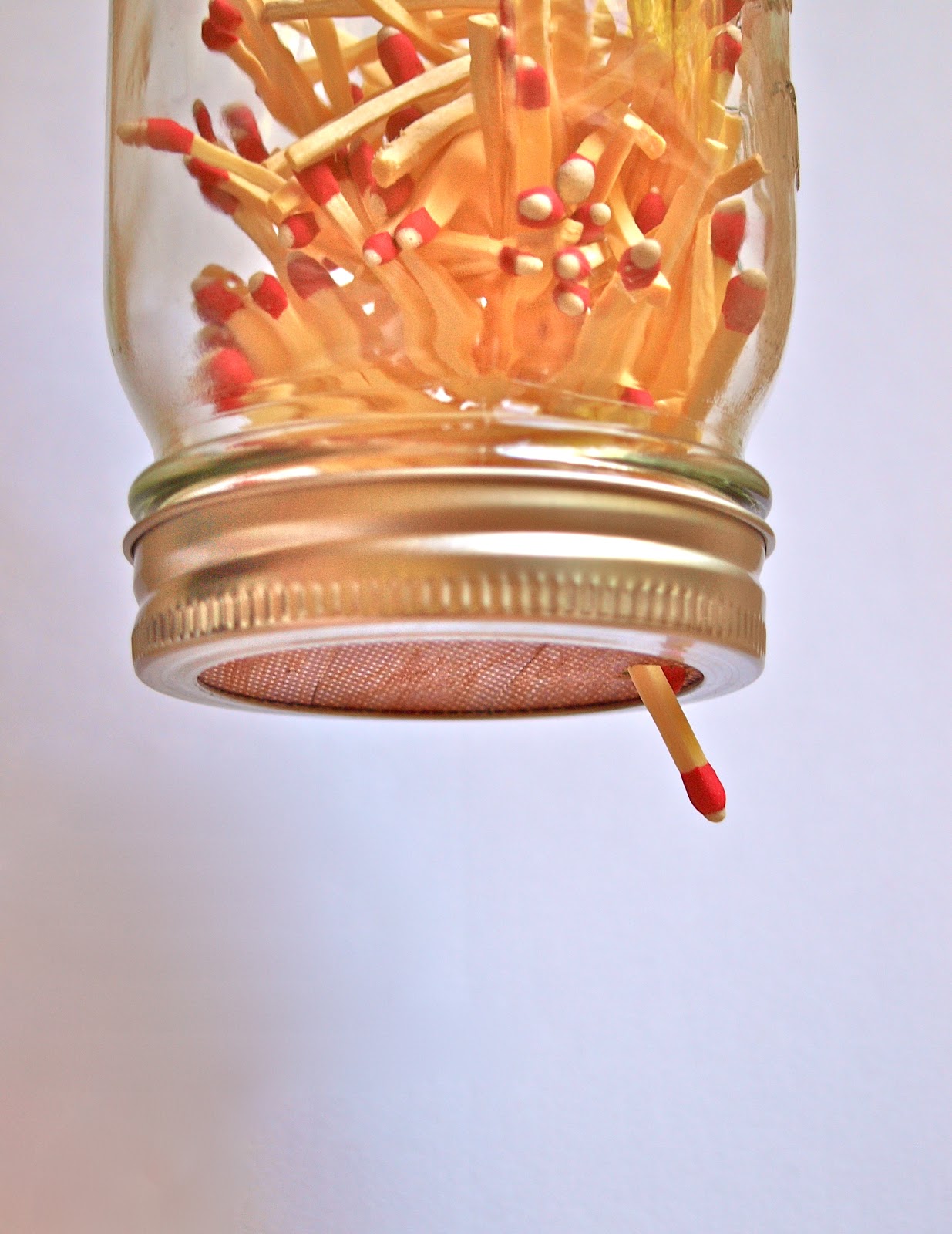 Crafternoon StrikeAMatch Jar