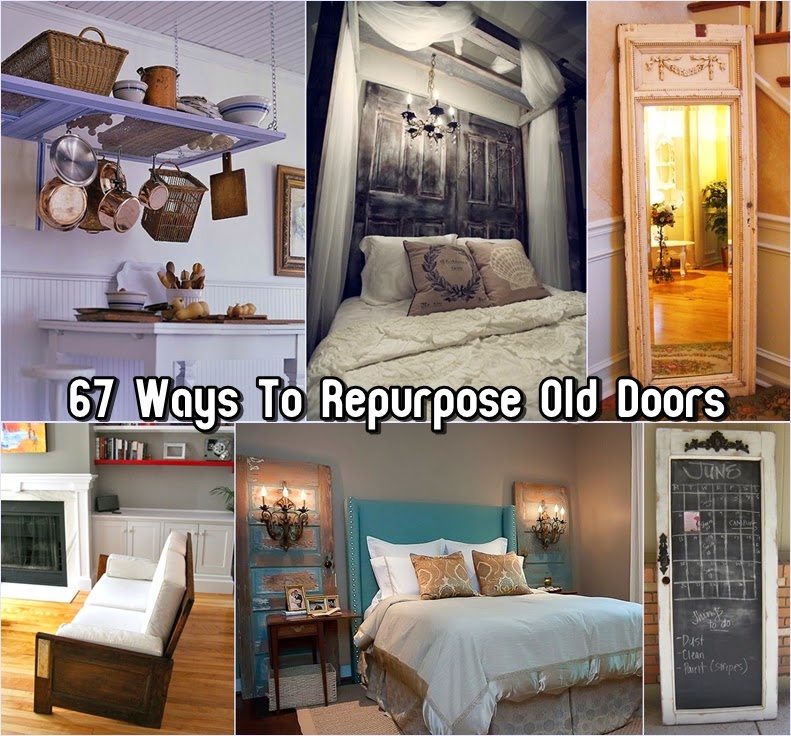 67 Ways To Repurpose Old Doors DIY Craft Projects