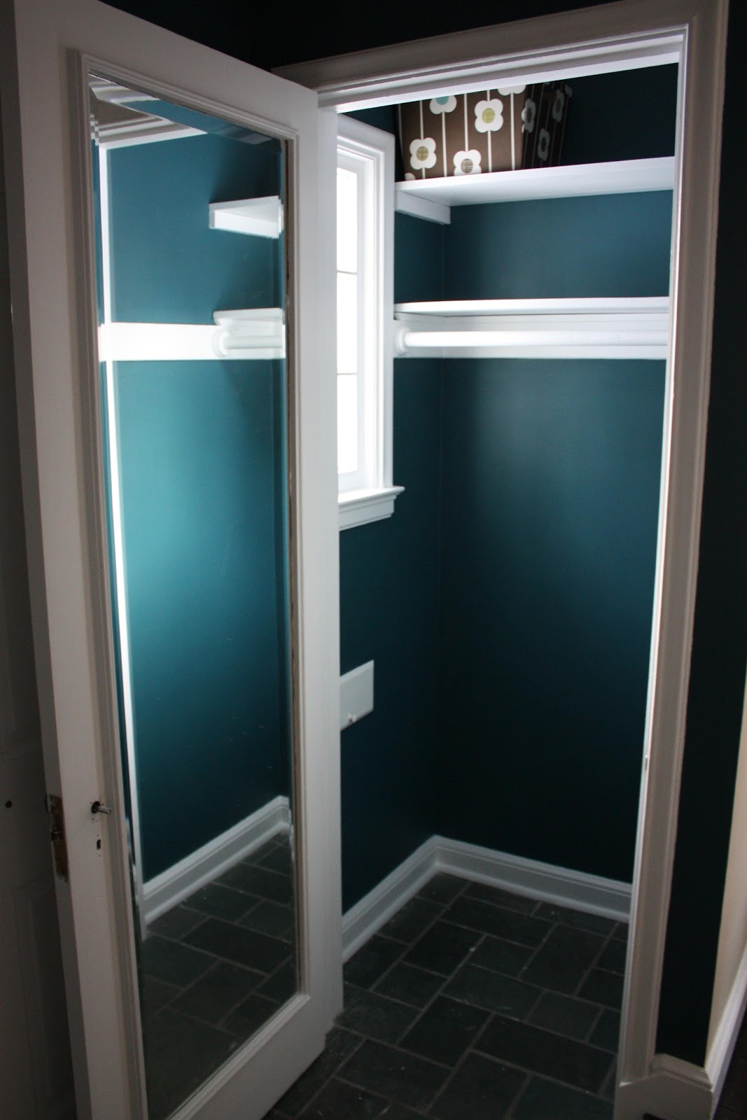 Russet Street Reno Coat closet painted