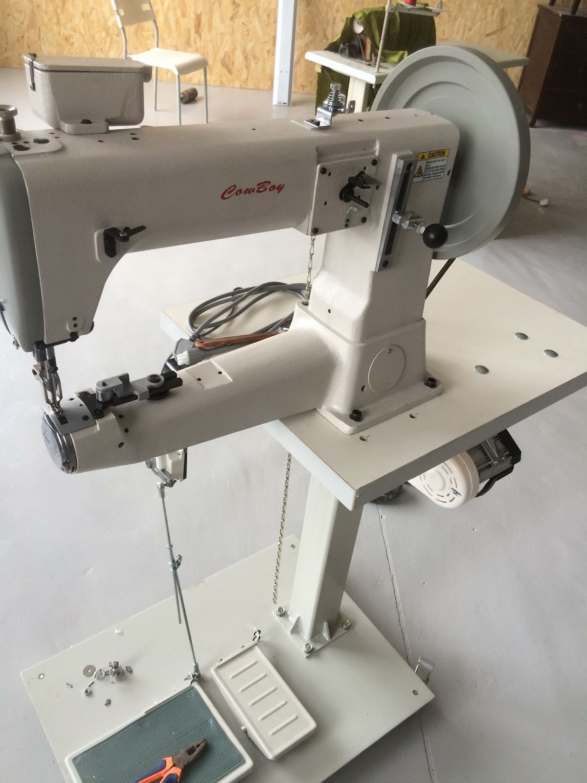 Cowboy leather sewing machine