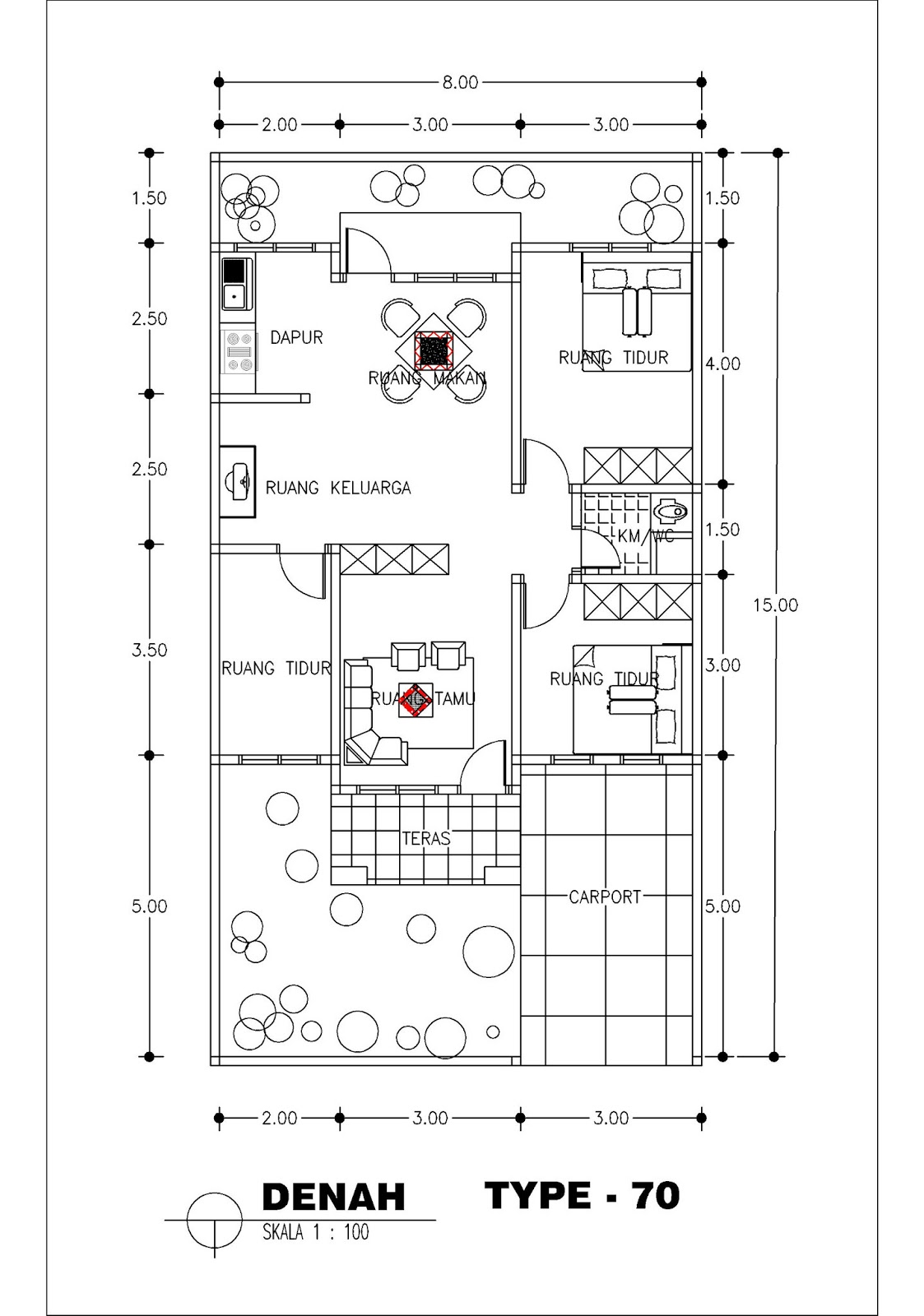 218 Denah Rumah Minimalis Type 70 Gambar Rumah Idaman 218 Denah Rumah Minimalis Type 70 Gambar Rumah Idaman