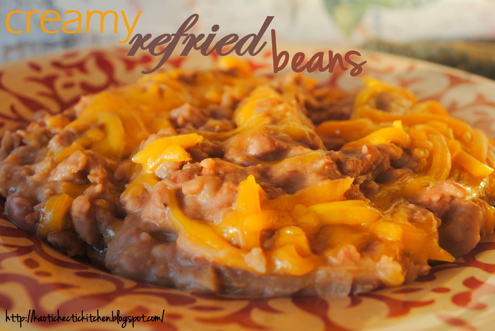 creamy refried beans *no more canned refried beans for you*