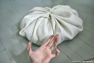 Винтажные тыквы из ткани своими руками: легко и быстро!