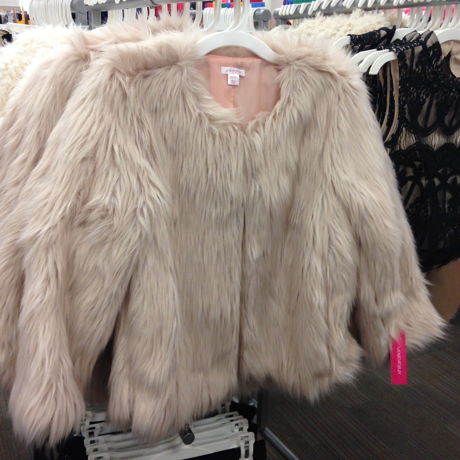 xhilaration faux fur jacket