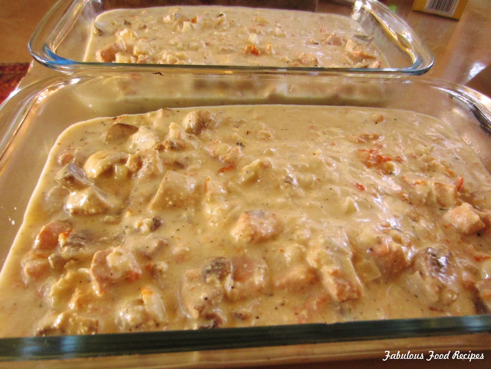 Fabulous Food Recipes Creamy Salmon fish pie