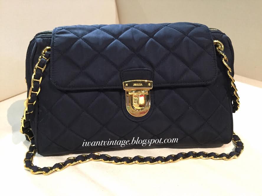 I Want Vintage | Vintage Designer Handbags: Prada BR4965 Tessuto ...  