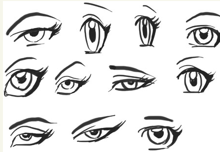 Wall Hit: How To Draw Anime Eyes Pics