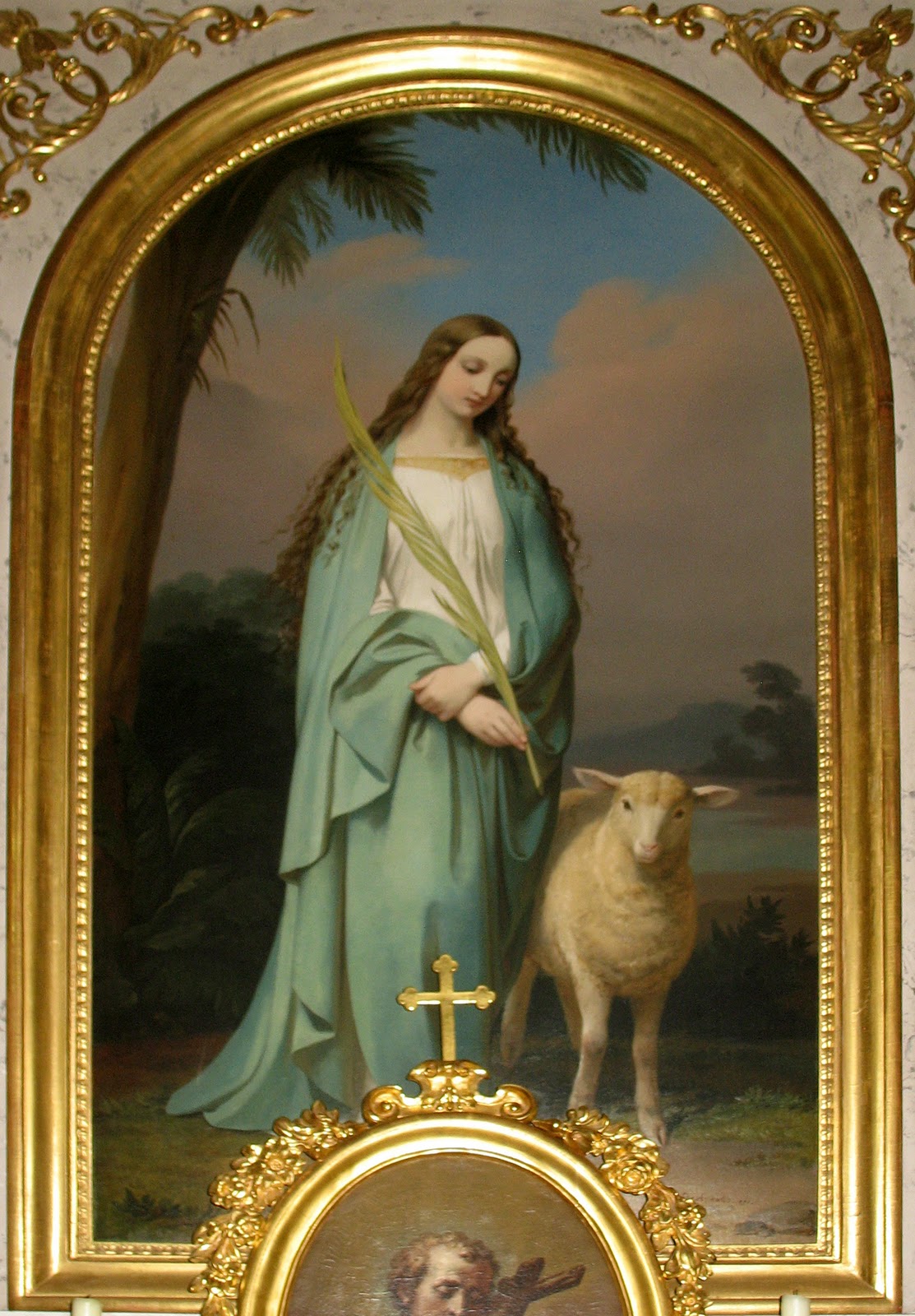 Sant'Agnese, vergine e martire dans immagini sacre Saint-Agnes-Deschwanden