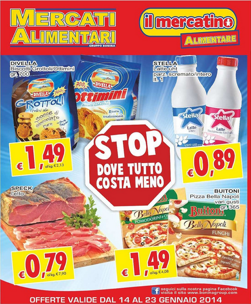 volantino - Mercati Alimentari Offerte dal 14 al 23 Gennaio 2014 ... volantino - Mercati Alimentari Offerte dal 14 al 23 Gennaio 2014 ...