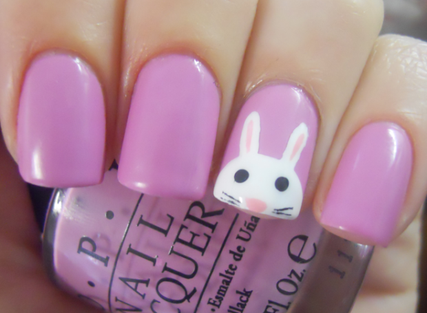 holy manicures easter bunny nails