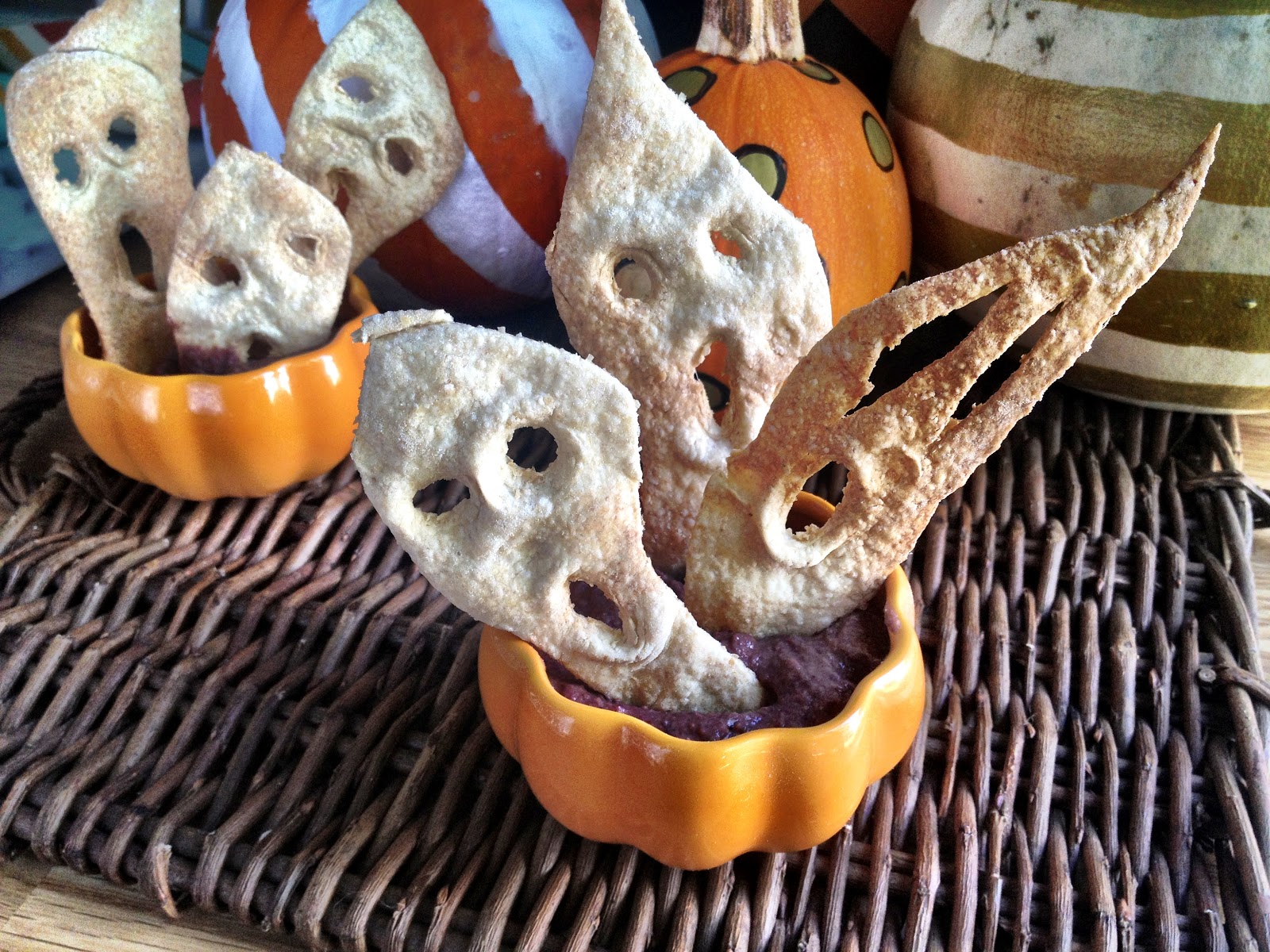 ShowFood Chef Cowboy Black Bean Dip and Halloween Scary Food Idea