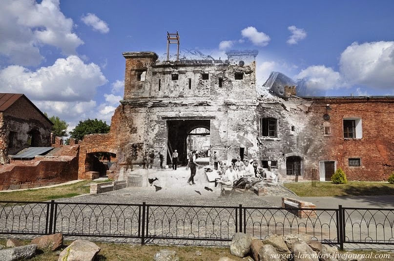 my native belarus brest fortress then and now christmas in russia facts