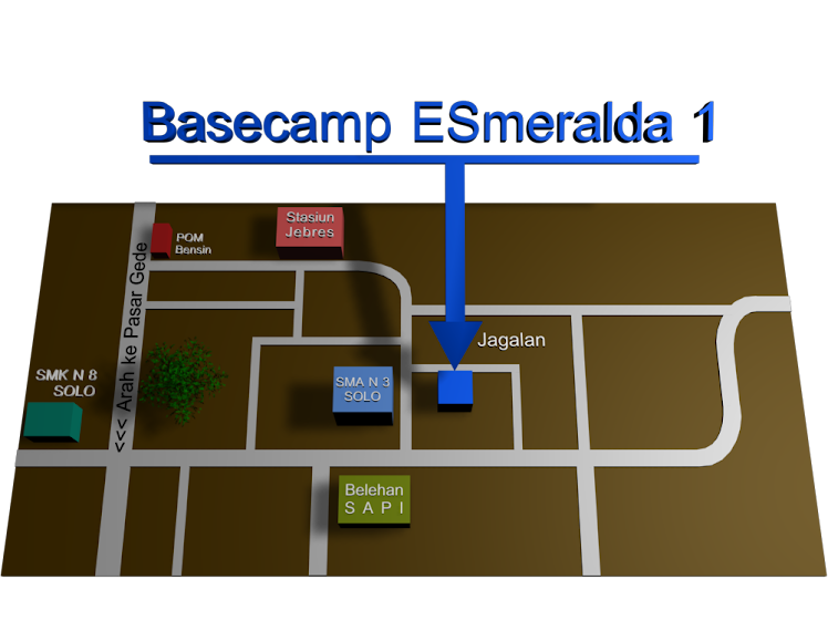 Denah Basecamp ESmeralda 1