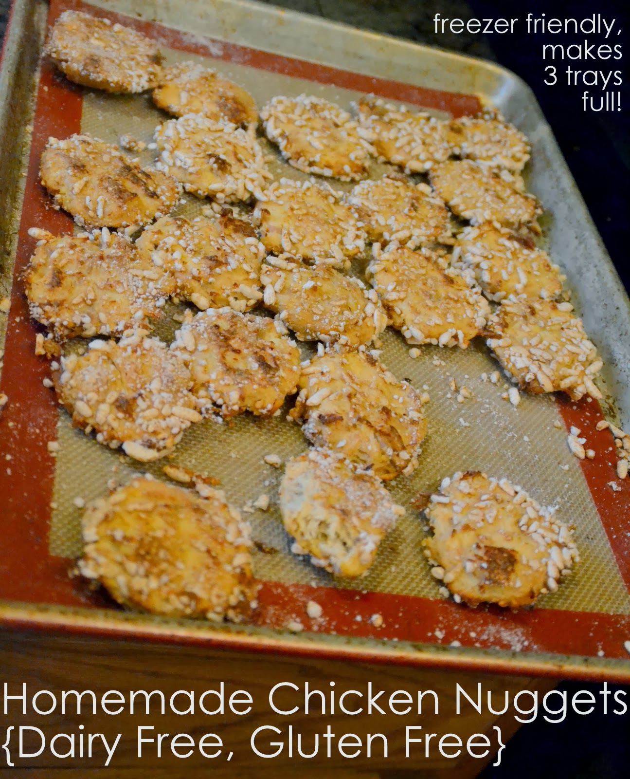 ThriceTheSpice Homemade Chicken Nuggets {Dairy Free, Gluten Free}