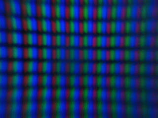 magnified led tv panel