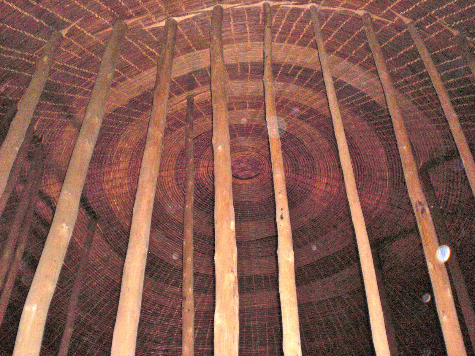 African Hut Inside