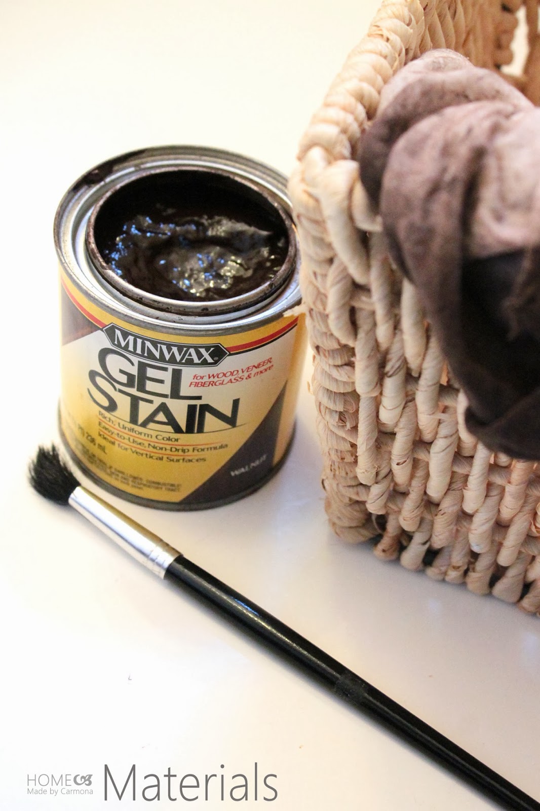 How To Stain A Basket Home Made by Carmona