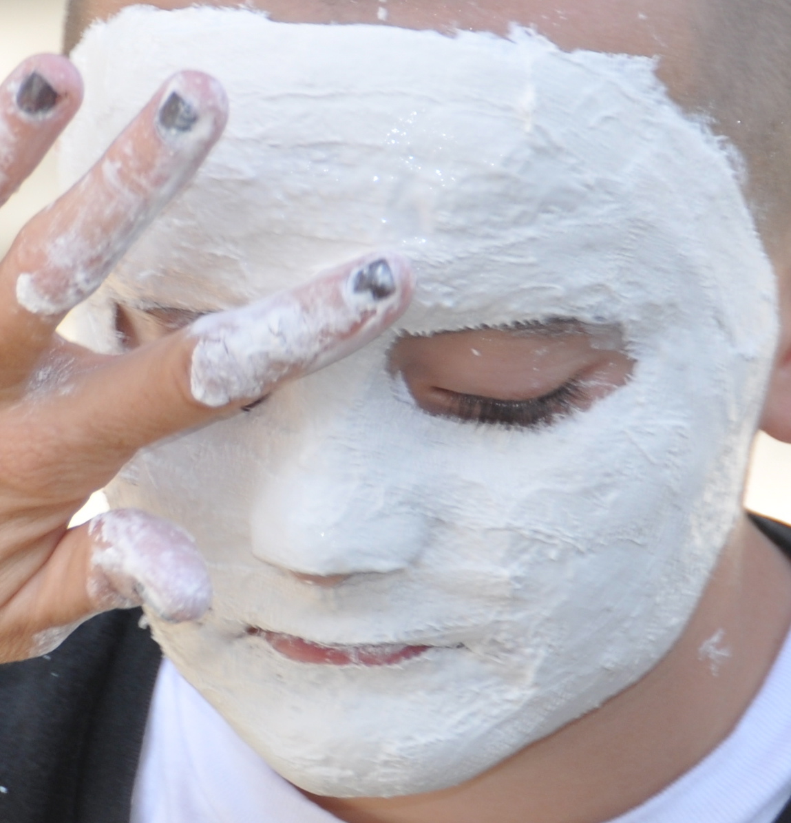 Not Just Paper & Pencil Plaster Mask Making