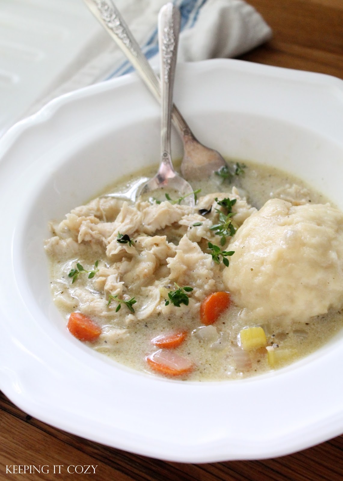 Keeping It Cozy Reader Recipe Feature Chicken and Dumplings