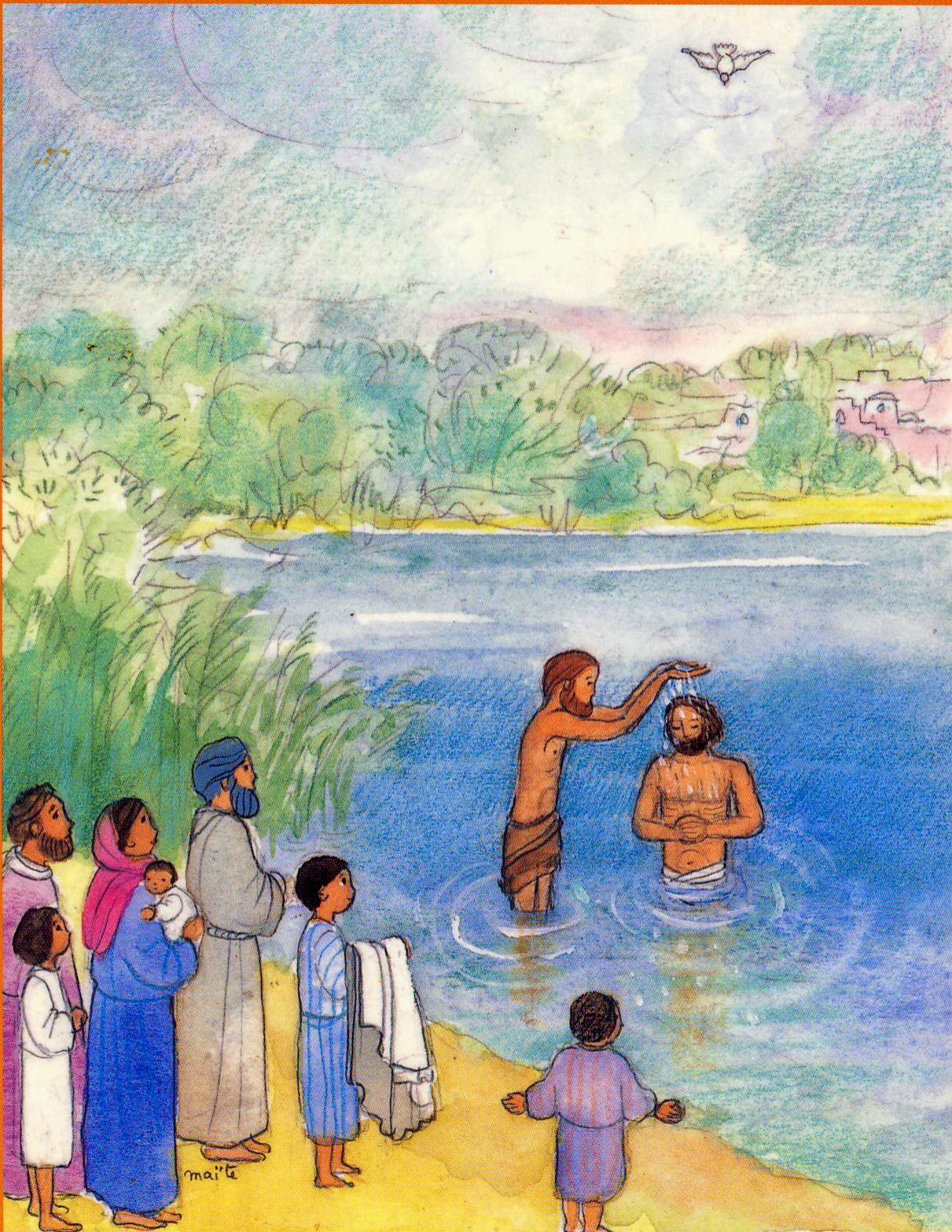 Baptême de Jésus dans le Jourdain