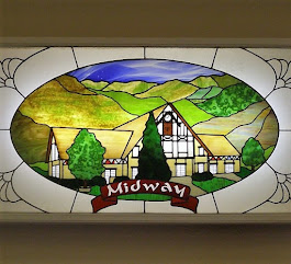 Midway Town Hall Stained Glass